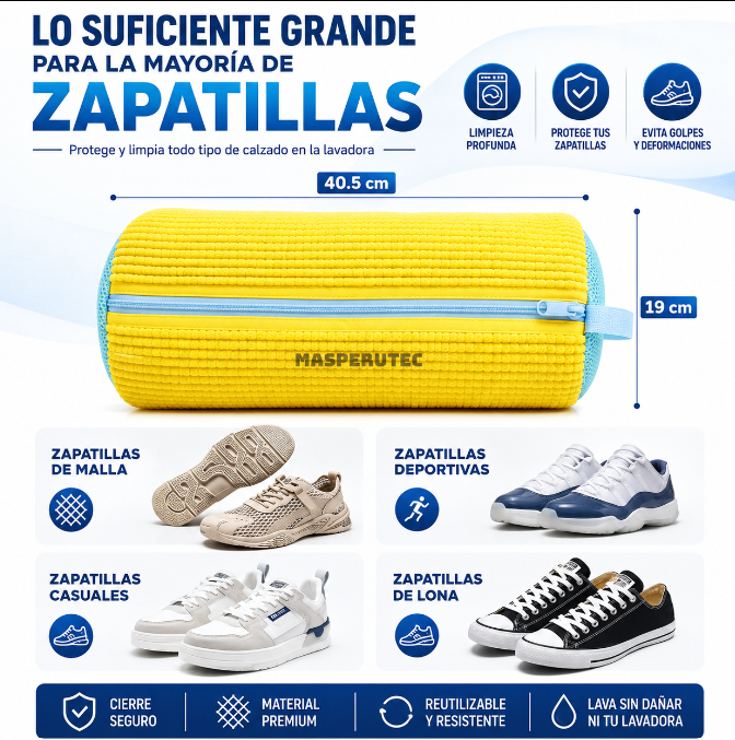 Funda para Lavar Zapatillas en Lavadora™ | ENVIO GRATIS 🎁