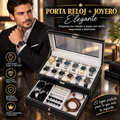 Elegante Porta Reloj + Joyero en Fibra de Carbono™  | ENVIO GRATIS 🚨