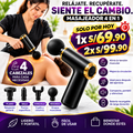 Masajeador Corporal Profesional 4EN1 – Alivio Muscular®| ENVIO GRATIS 🔥